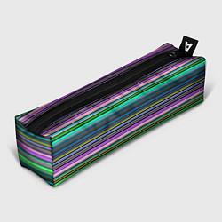 Пенал для ручек Яркие неоновые тонкие полосы, цвет: 3D-принт
