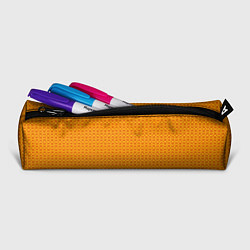 Пенал для ручек Оранжевые классические узоры, цвет: 3D-принт — фото 2