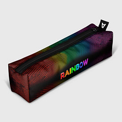 Пенал для ручек Радужные точки - Rainbow, цвет: 3D-принт