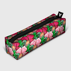 Пенал для ручек Калейдоскоп из листьев, цвет: 3D-принт