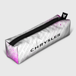 Пенал для ручек Chrysler pro racing: надпись и символ, цвет: 3D-принт