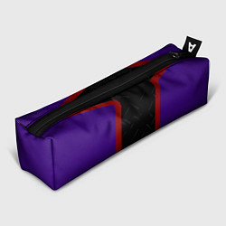 Пенал Синие и красные полосы на чёрном