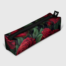 Пенал для ручек Много красных роз, цвет: 3D-принт