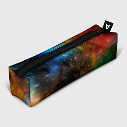 Пенал для ручек Бескрайний космос - неон, цвет: 3D-принт