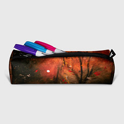 Пенал для ручек Абстрактный красный туман и краски, цвет: 3D-принт — фото 2