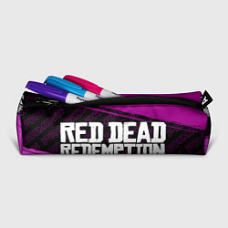 Пенал для ручек Red Dead Redemption pro gaming: надпись и символ, цвет: 3D-принт — фото 2