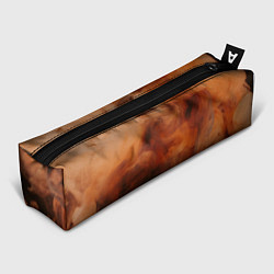Пенал для ручек Оранжевый абстрактный дым, цвет: 3D-принт