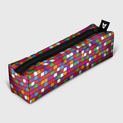 Пенал для ручек Color cubes, цвет: 3D-принт