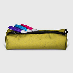 Пенал для ручек Рябь - зеленовато-желтый и фиолетовый - узор Хуф и, цвет: 3D-принт — фото 2