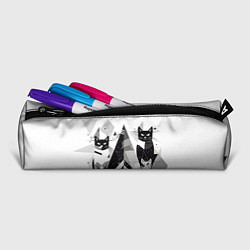 Пенал для ручек Абстрактные коты, цвет: 3D-принт — фото 2