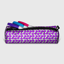 Пенал для ручек Ретро звёзды фиолетовые, цвет: 3D-принт — фото 2