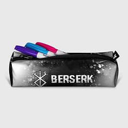 Пенал для ручек Berserk glitch на темном фоне: надпись и символ, цвет: 3D-принт — фото 2
