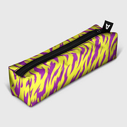 Пенал для ручек Кислотный тигр паттерн, цвет: 3D-принт