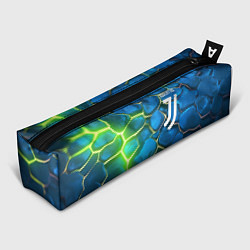 Пенал Juventus blue green neon