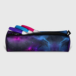 Пенал для ручек Бескрайний космос фиолетовый, цвет: 3D-принт — фото 2