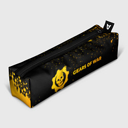 Пенал для ручек Gears of War - gold gradient по-горизонтали, цвет: 3D-принт