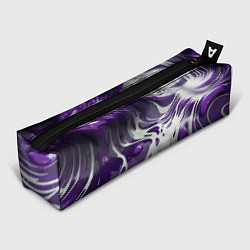Пенал для ручек Бело-фиолетовая краска, цвет: 3D-принт