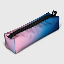 Пенал для ручек Розово-синий диагональный градиент, цвет: 3D-принт