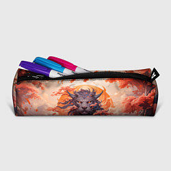 Пенал для ручек Тигровый дракон сакура, цвет: 3D-принт — фото 2