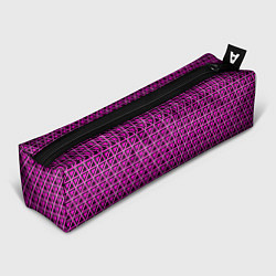 Пенал для ручек Розовые и чёрные треугольники, цвет: 3D-принт