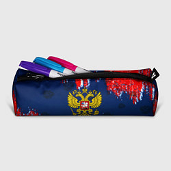Пенал для ручек Россия краски герб, цвет: 3D-принт — фото 2