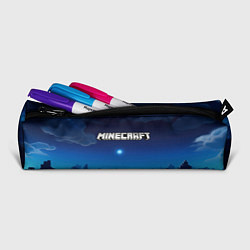 Пенал для ручек Minecraft logo night, цвет: 3D-принт — фото 2