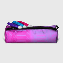Пенал для ручек Розовые градиентные линии, цвет: 3D-принт — фото 2