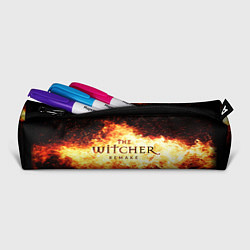 Пенал для ручек The Witcher Remake в пламени огня, цвет: 3D-принт — фото 2