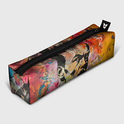 Пенал для ручек Граффити портрет Владимира Ленина, цвет: 3D-принт