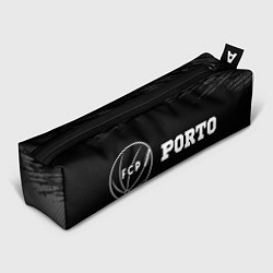 Пенал для ручек Porto sport на темном фоне по-горизонтали, цвет: 3D-принт
