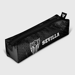 Пенал для ручек Sevilla sport на темном фоне по-горизонтали, цвет: 3D-принт