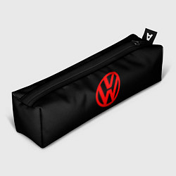 Пенал для ручек Volkswagen red logo, цвет: 3D-принт