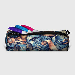 Пенал для ручек Джинсовая рванина - модный тренд, цвет: 3D-принт — фото 2