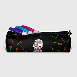 Пенал для ручек Lil peep rap band rose, цвет: 3D-принт — фото 2
