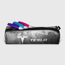 Пенал для ручек Tesla - grey gradient по-горизонтали, цвет: 3D-принт — фото 2