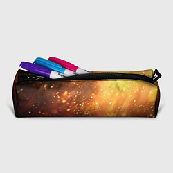 Пенал для ручек Золотая блестящая текстура, цвет: 3D-принт — фото 2