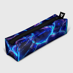 Пенал для ручек Объемные плиты в неоновом свечение, цвет: 3D-принт