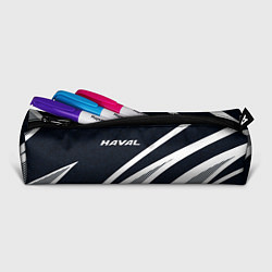 Пенал для ручек Haval тёмно-синий абстрактный, цвет: 3D-принт — фото 2