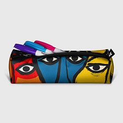 Пенал для ручек Арт с лицами, цвет: 3D-принт — фото 2