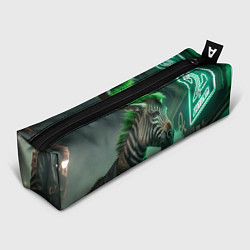 Пенал для ручек Cyperpunk zebra, цвет: 3D-принт