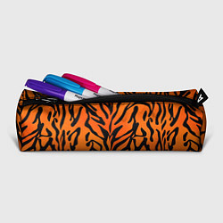 Пенал для ручек Тигровый огненный паттерн, цвет: 3D-принт — фото 2