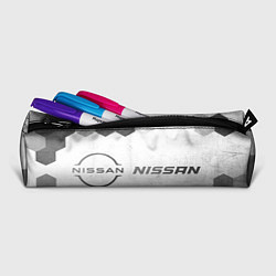 Пенал для ручек Nissan - white gradient по-горизонтали, цвет: 3D-принт — фото 2