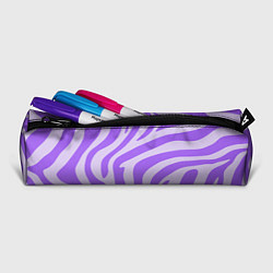 Пенал для ручек Лавандовый тигровый паттерн, цвет: 3D-принт — фото 2
