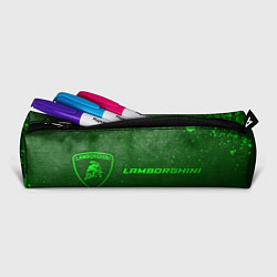 Пенал для ручек Lamborghini - green gradient по-горизонтали, цвет: 3D-принт — фото 2