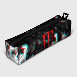 Пенал для ручек Monster energy огонь глитч, цвет: 3D-принт