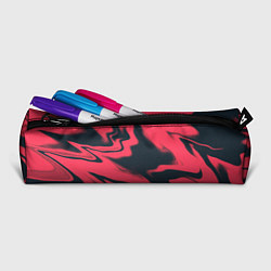 Пенал для ручек Color black red, цвет: 3D-принт — фото 2