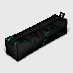 Пенал для ручек Color black turquoise, цвет: 3D-принт