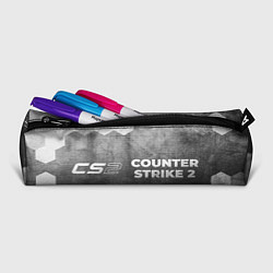 Пенал для ручек Counter Strike 2 - grey gradient по-горизонтали, цвет: 3D-принт — фото 2