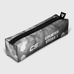 Пенал для ручек Counter Strike 2 - grey gradient по-горизонтали, цвет: 3D-принт