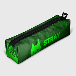 Пенал для ручек Stray - green gradient по-горизонтали, цвет: 3D-принт